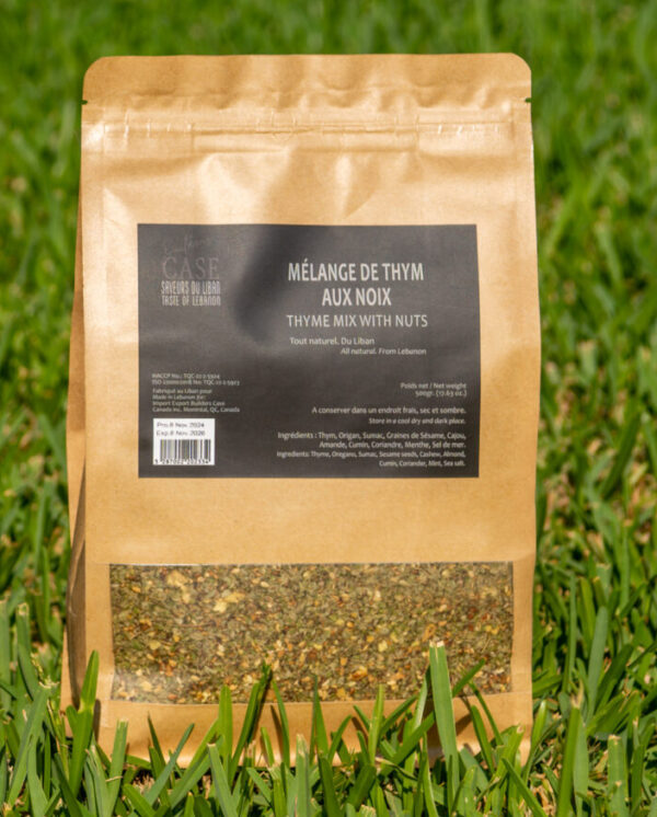 Mélange de thym et de noix
